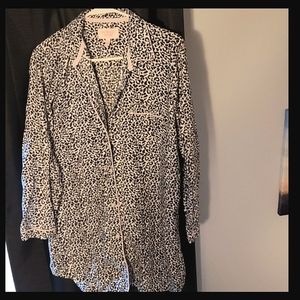 Victoria secret nightgown shirt. Button down. Womens size med.
